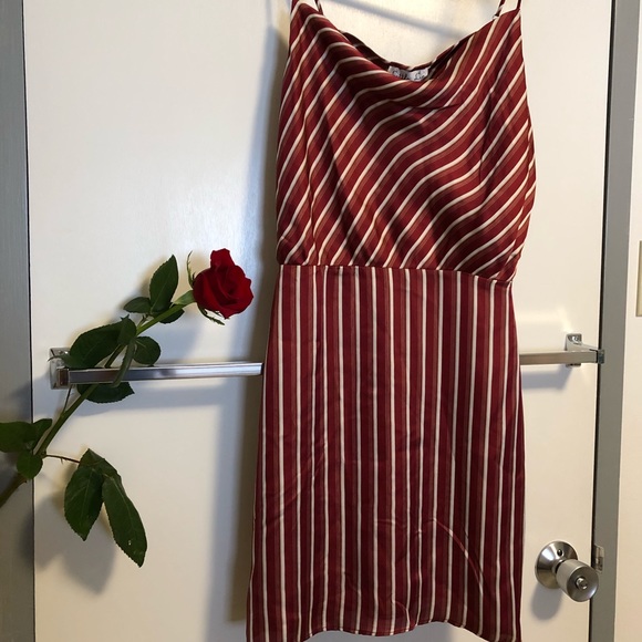 tionne striped shift dress wine combo - Picture 1 of 2